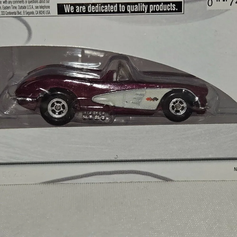100% Hot Wheels GM Performance Parts Series '58 Corvette #3/4 MINT Purple (K231)